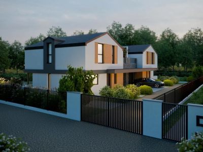 Nowoczesny, inteligentny bliźniak na działce 355 m2 !