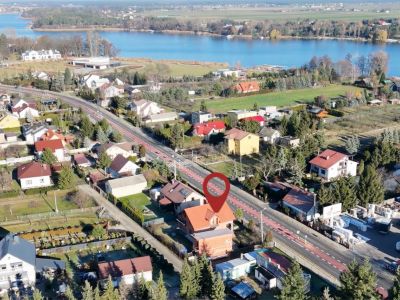 Dom w budowie z budynkiem komercyjnym - Mikorzyn